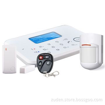 Android/iOS APP GSM Alarm System with Touch Keypad, App Control, Temperature Sensor, CID Protocol